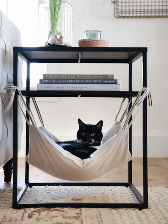 Kış İçin Kedi ve Köpek Evi Yapımı - sallanan kedi yatağı